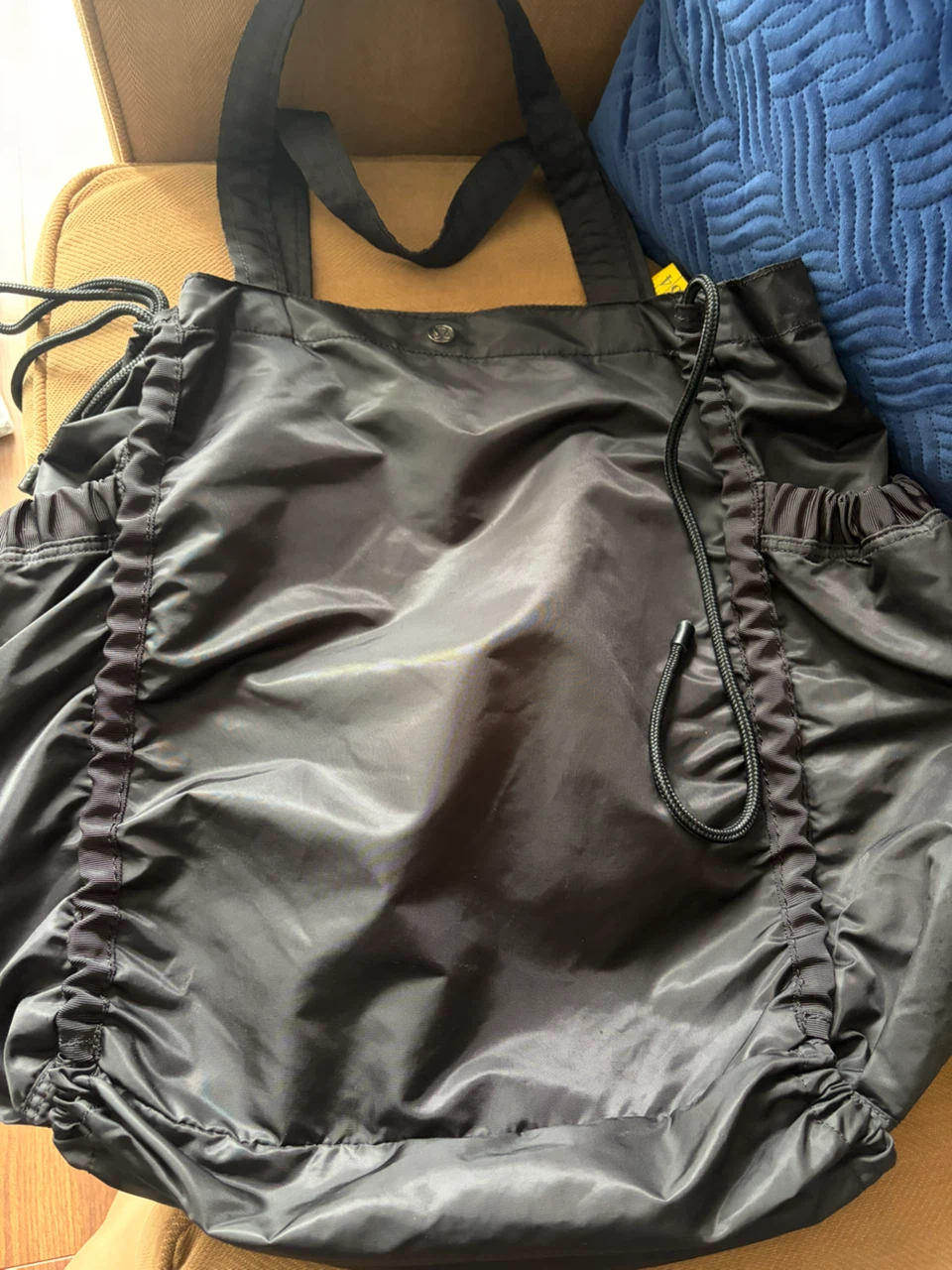 Lululemon Black Nylon Tote Bag