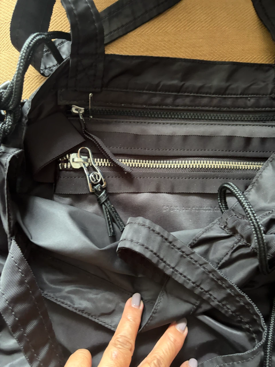 Lululemon Black Nylon Tote Bag - photo 3