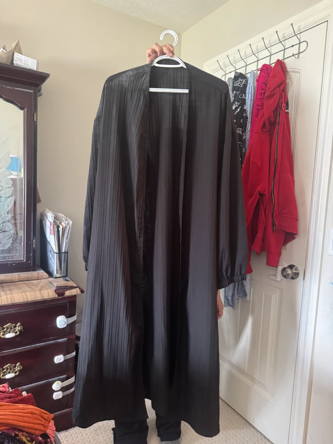 Black Long Kimono Cardigan