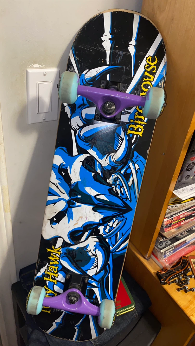 Two (2) USED Tony Hawk & Element Skateboard Completes
