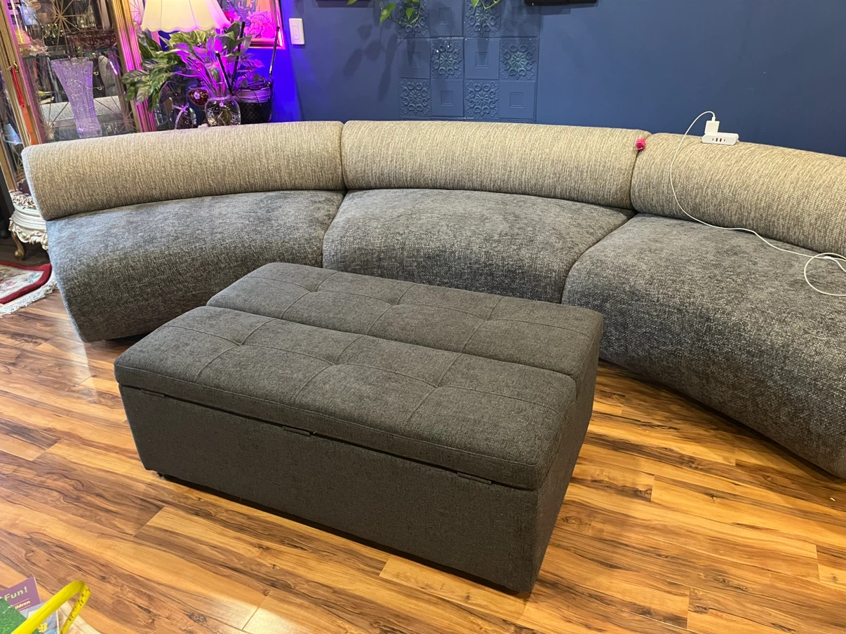Curved Sectional Sofa - photo 2