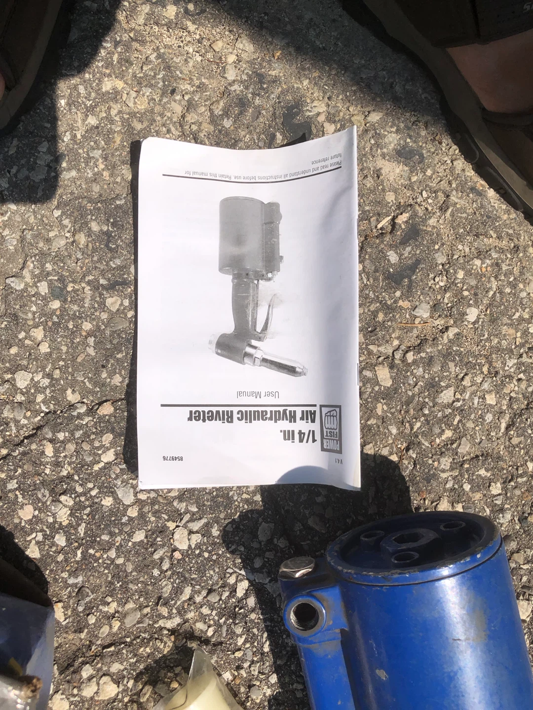 POWER 1/4 in. Air Hydraulic Riveter - photo 3