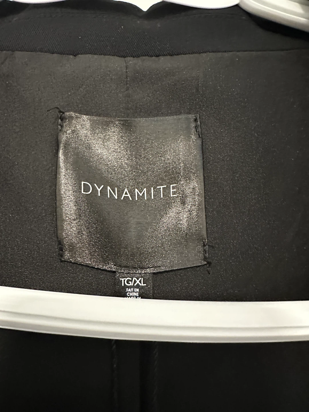 DYNAMITE Black Sleeveless Blazer Vest - photo 2