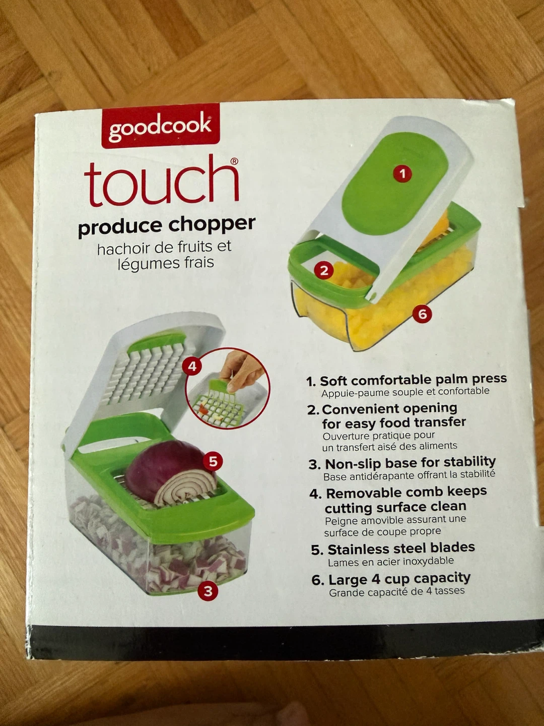 NEW Goodcook Touch Produce Chopper - photo 2