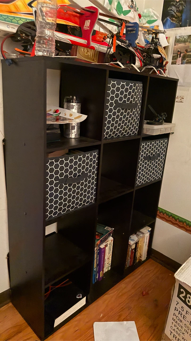 Black Cube Storage Shelf - photo 2