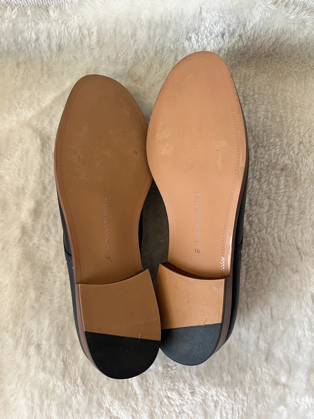 Banana Republic Black Studded Oxford Shoes - photo 2