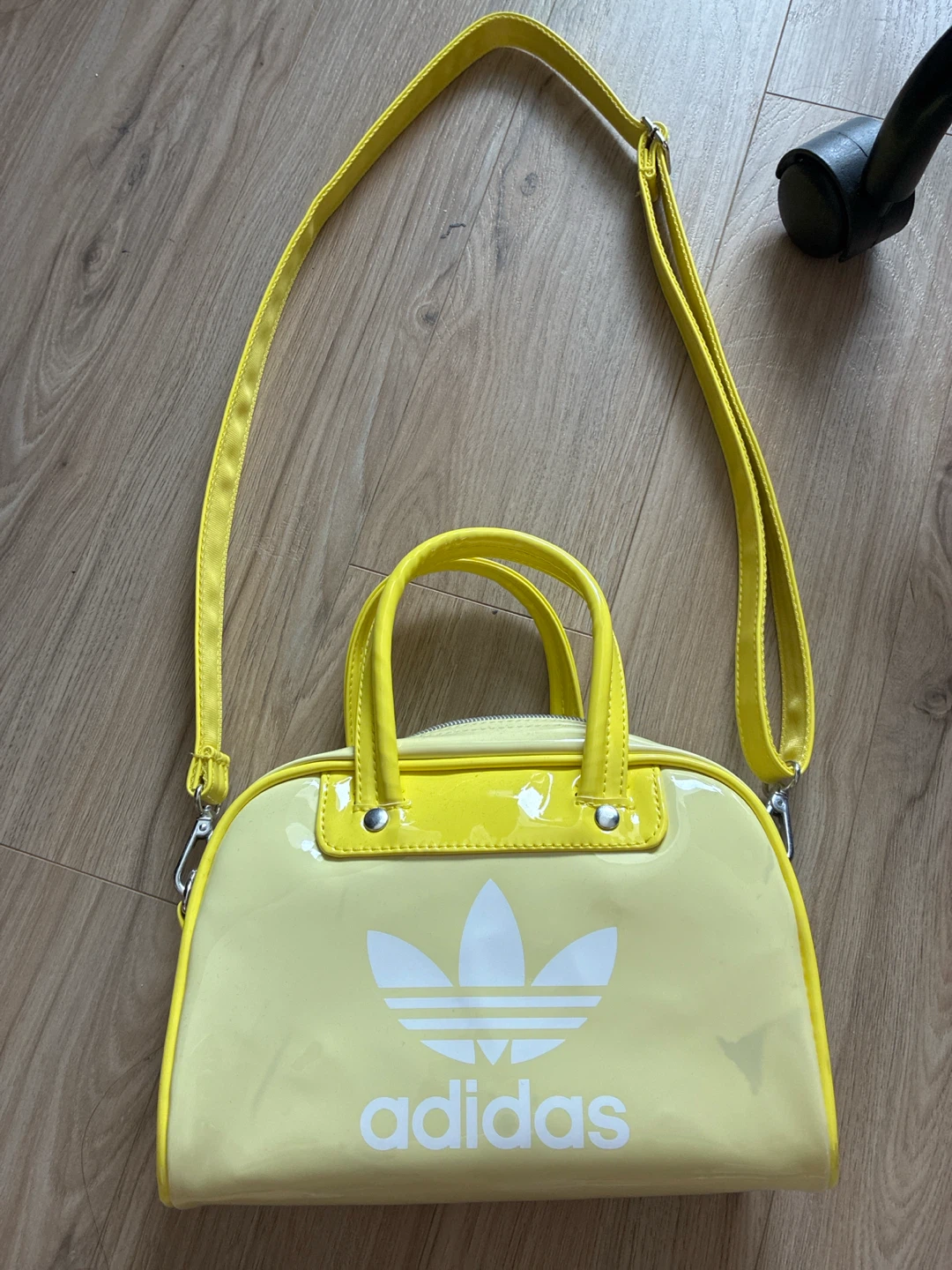 Yellow Adidas Mini Duffle Bag