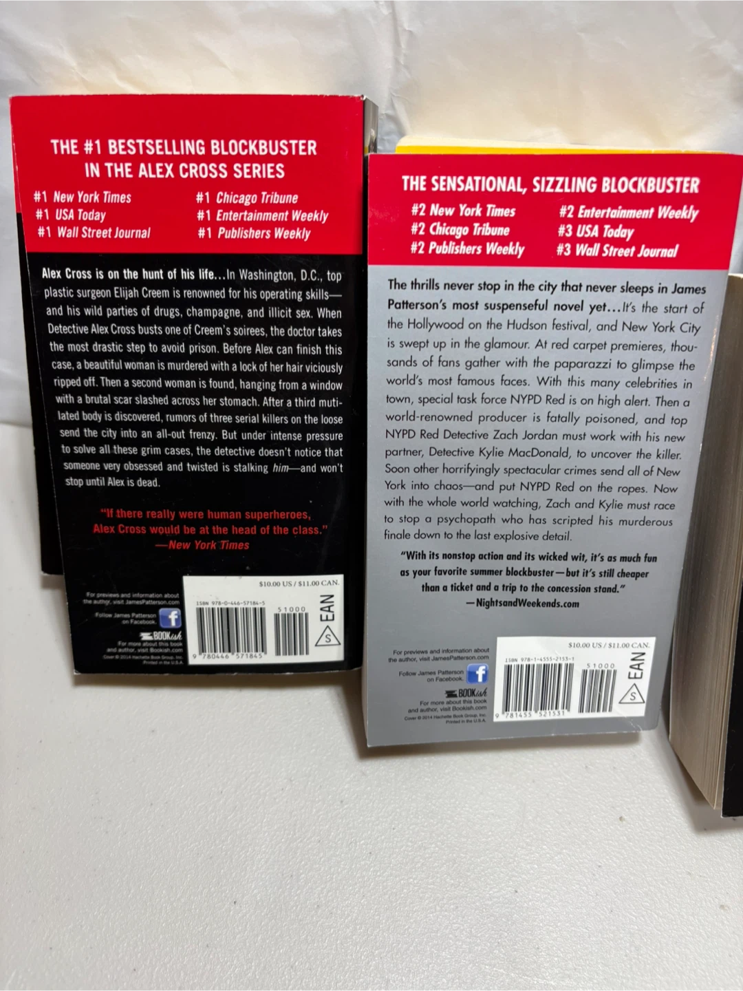 James Patterson #1 Bestselling Thriller Books - photo 4