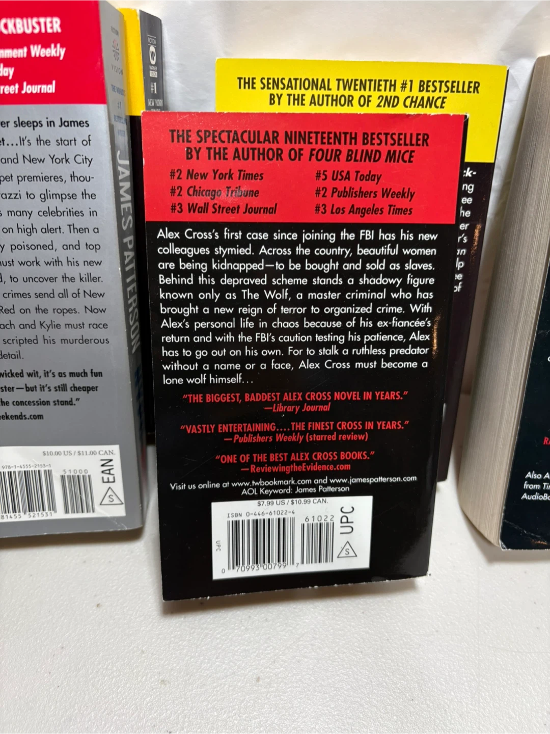 James Patterson #1 Bestselling Thriller Books - photo 5