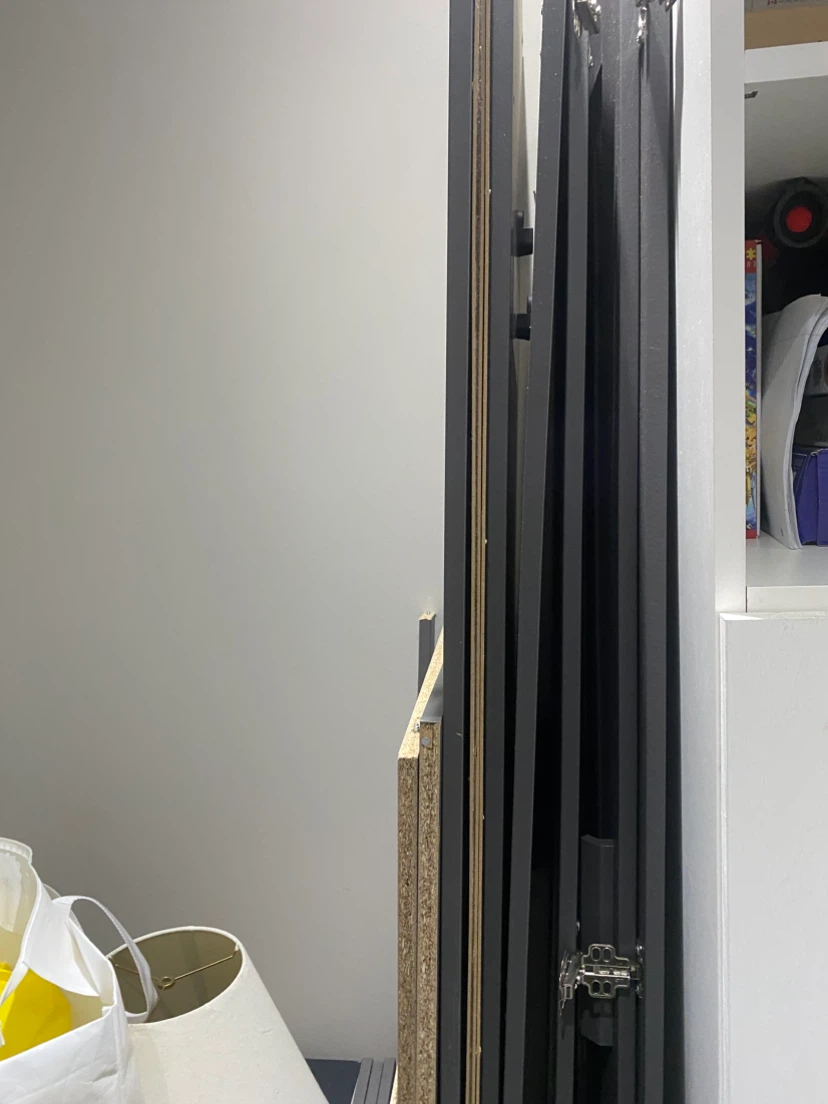 IKEA BRIMNES 3-Door Wardrobe with Mirror - photo 4