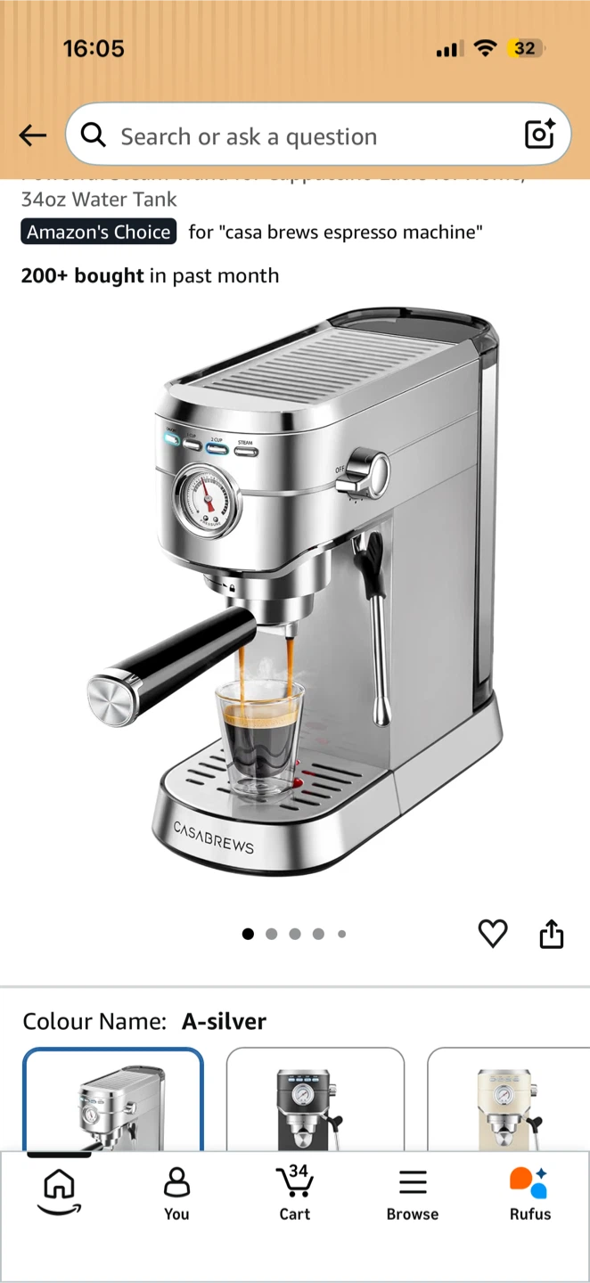 CASABREWS Espresso Machine