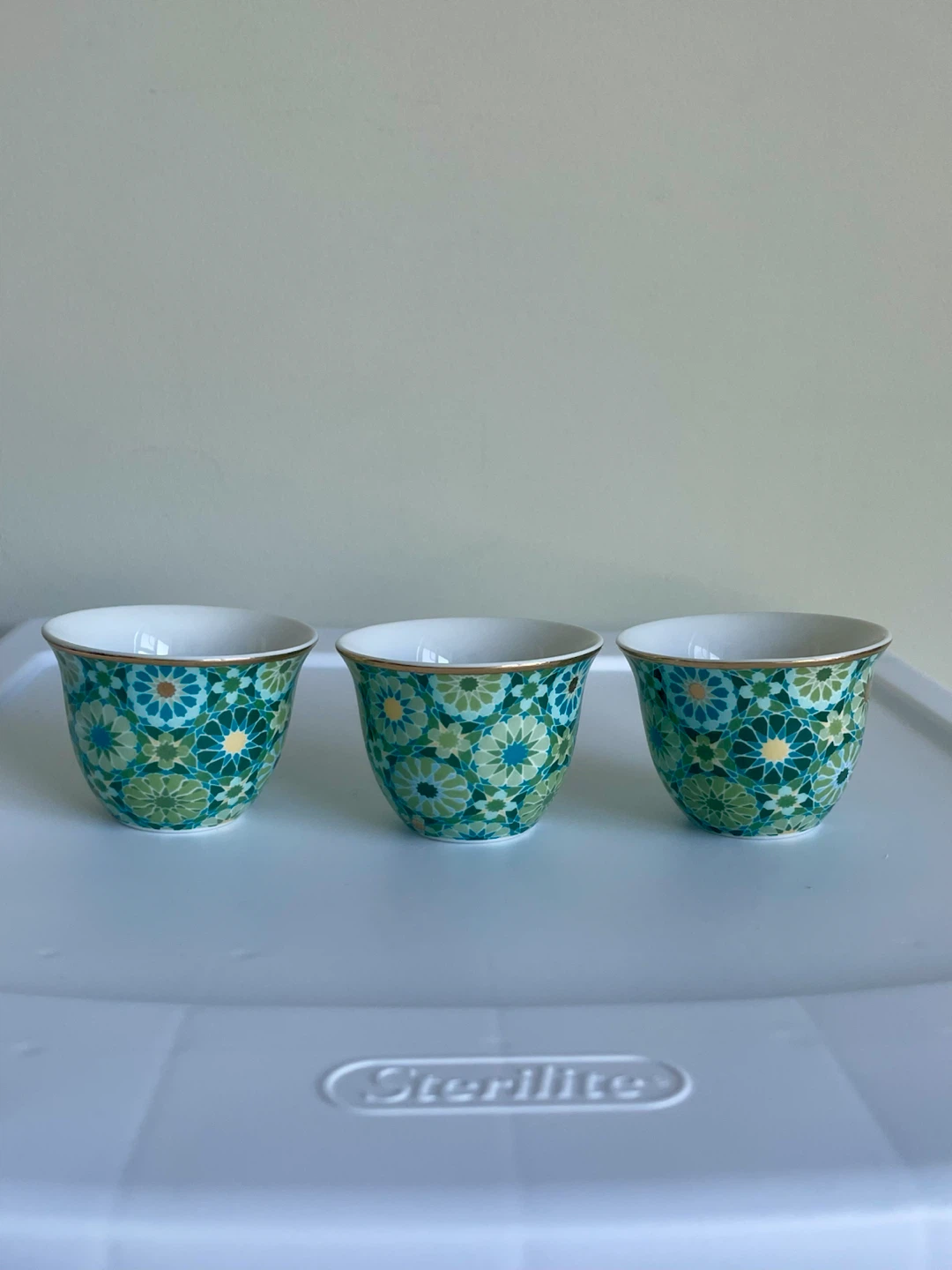 Set of 3 Decorative Tea Cups - photo 2