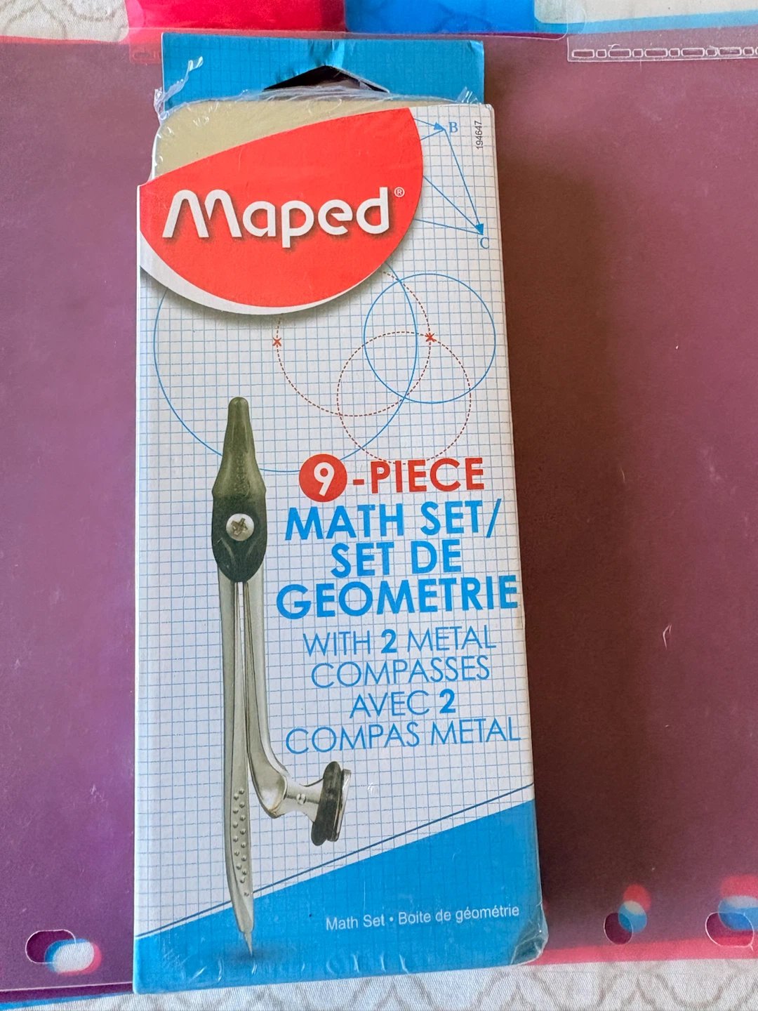 Maped 9-Piece Math Set