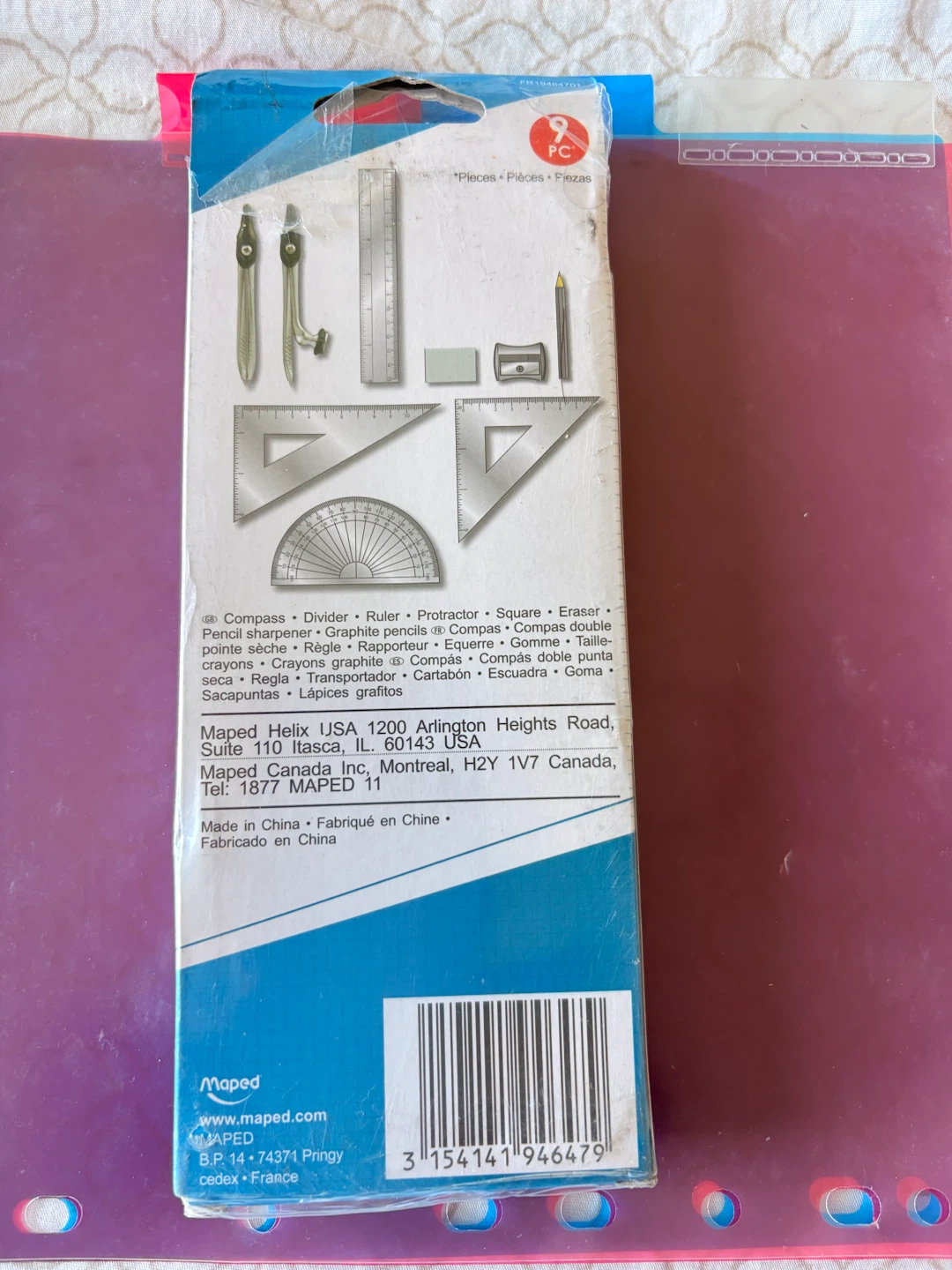 Maped 9-Piece Math Set - photo 2