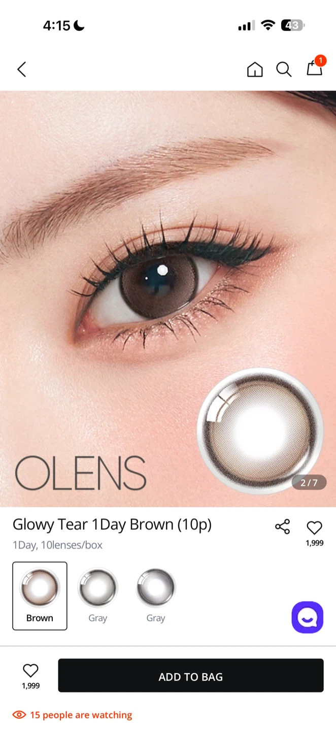 OLENS Shine Touch, Glowy Tear lenses - photo 5