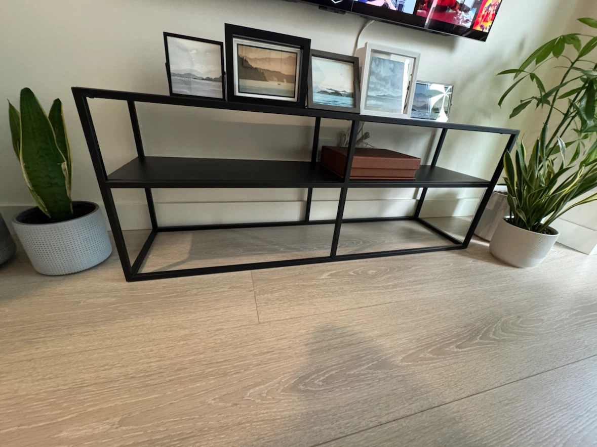 Black Metal Entertainment Stand (CB2) - photo 2