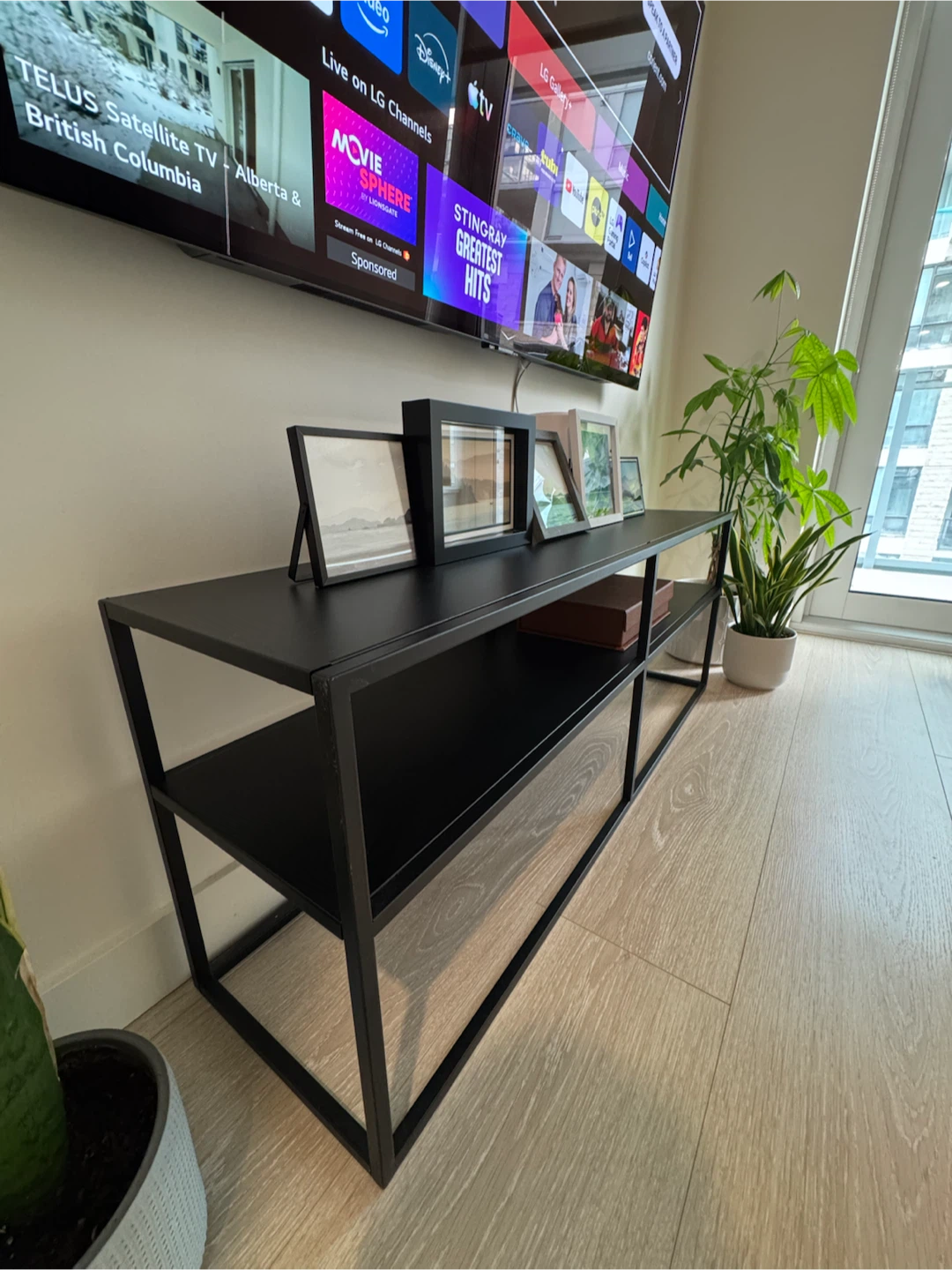 Black Metal Entertainment Stand (CB2) - photo 3