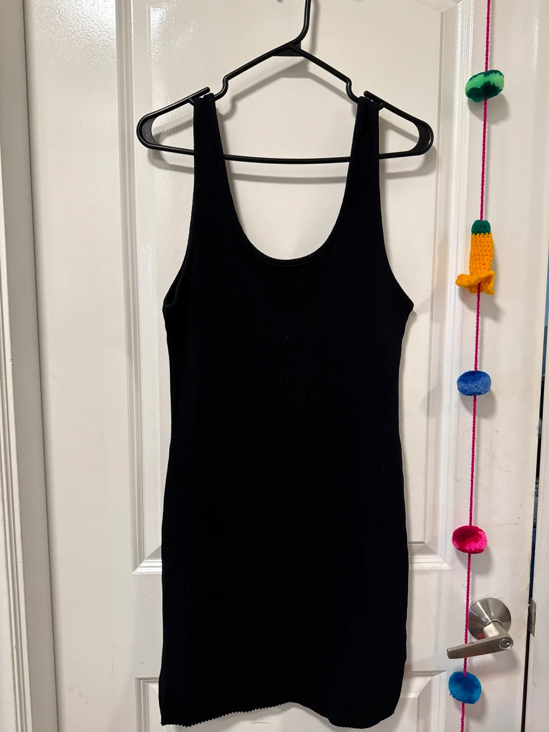 Calvin Klein Black Ribbed Tank Dress - photo 2