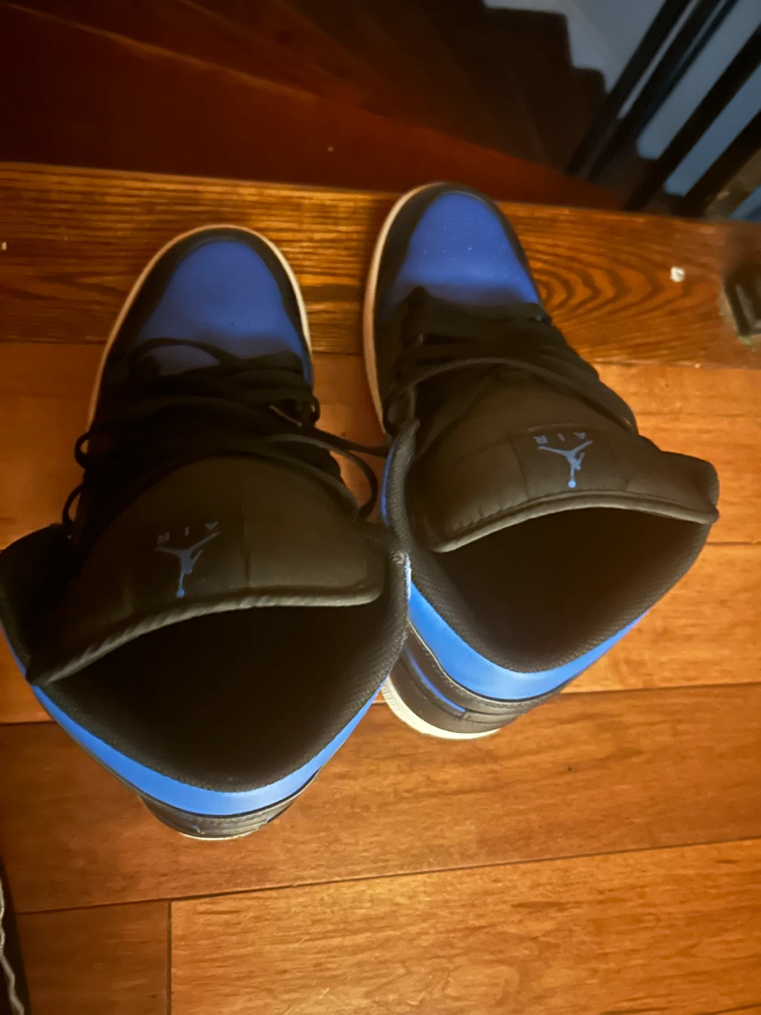 Air Jordan 1 Mid Black/Royal Blue Sneakers