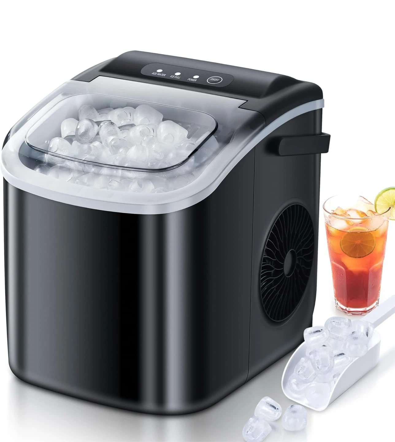 Black Portable Ice Maker