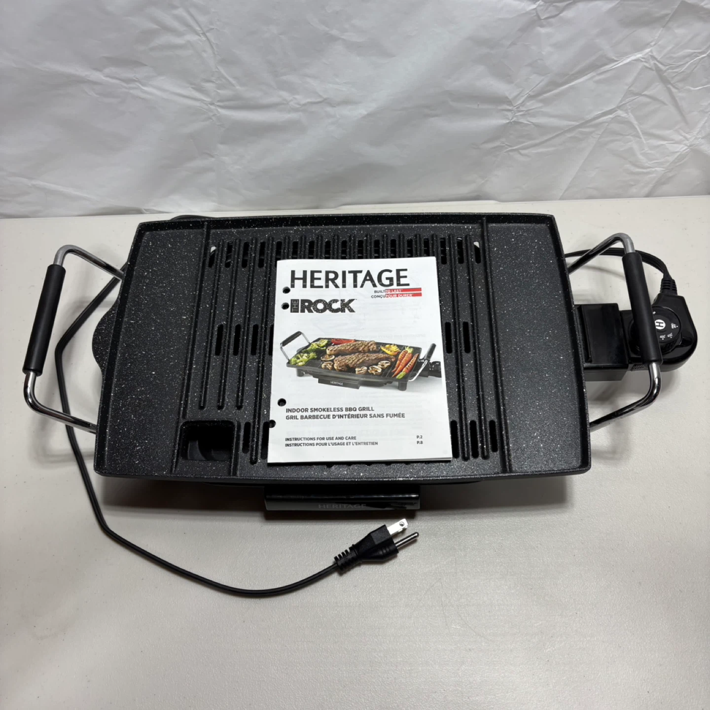 Heritage The Rock Indoor Smokeless BBQ Grill