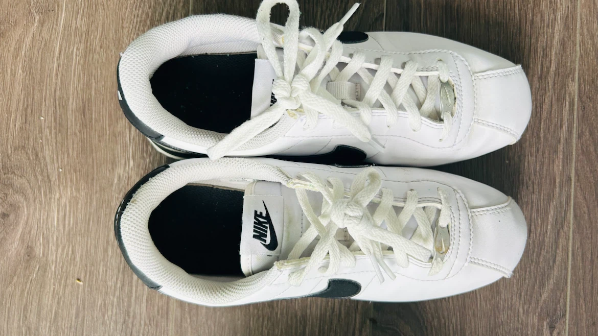 Nike Cortez White/Black Kids Shoes