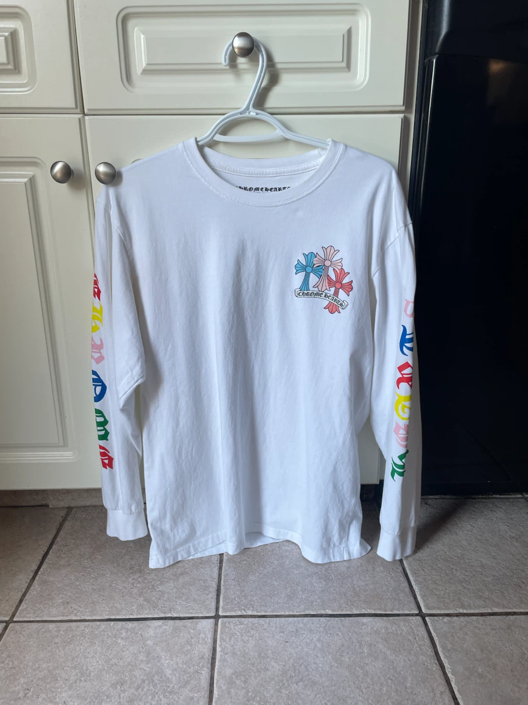 Chrome Hearts White Long Sleeve T-Shirt