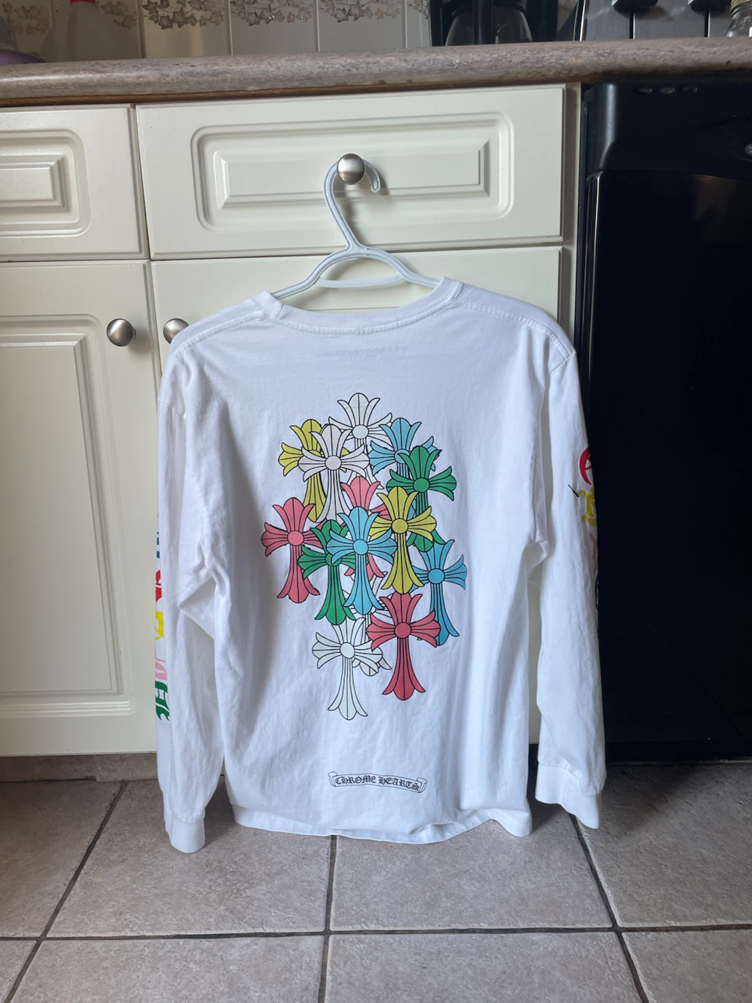 Chrome Hearts White Long Sleeve T-Shirt - photo 2