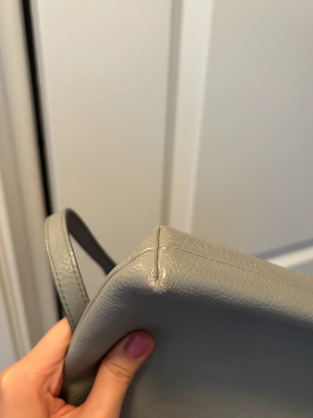 Fossil Grey Leather Crossbody Bag - photo 3