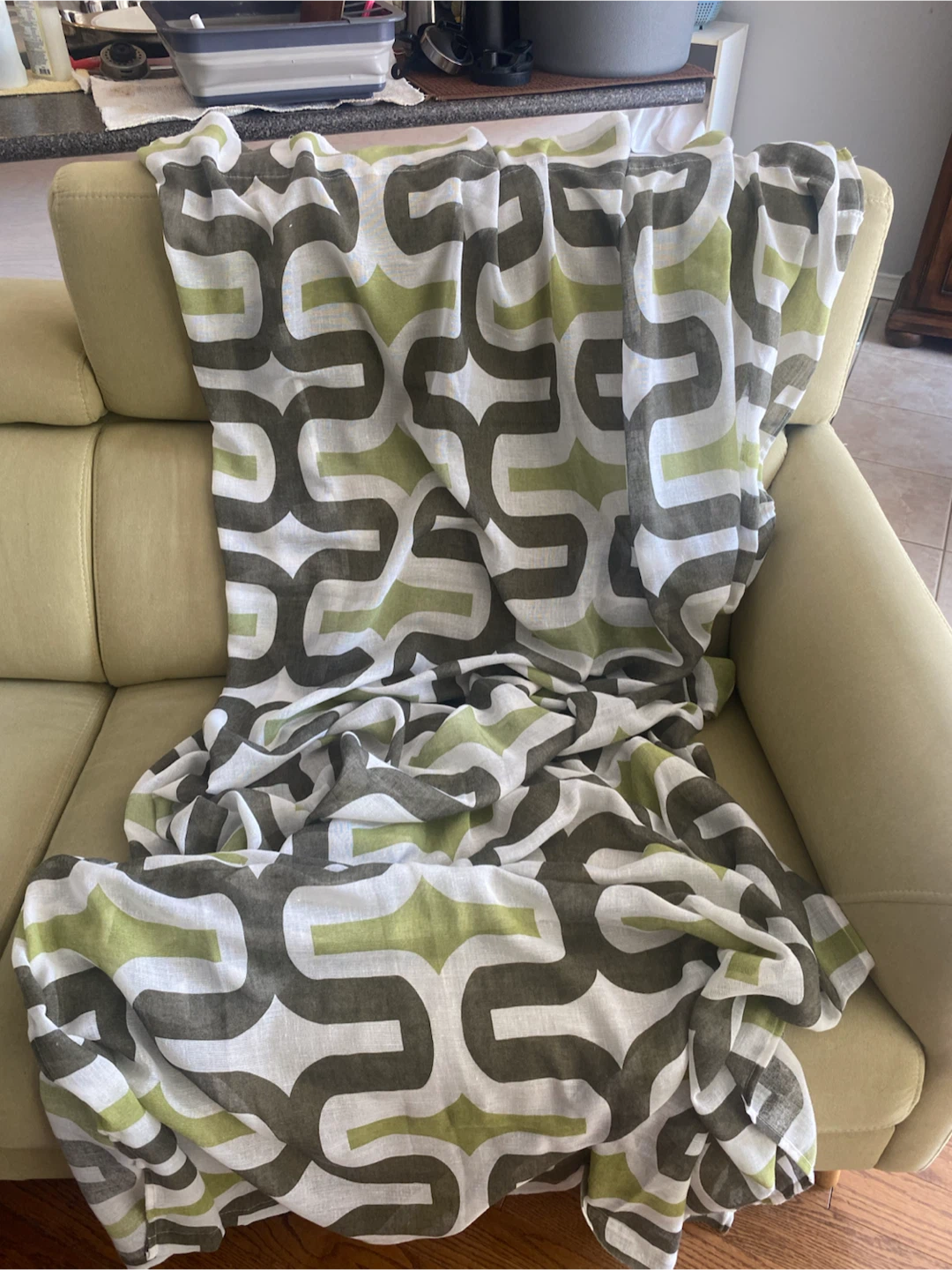 Curtains with Abstract Pattern