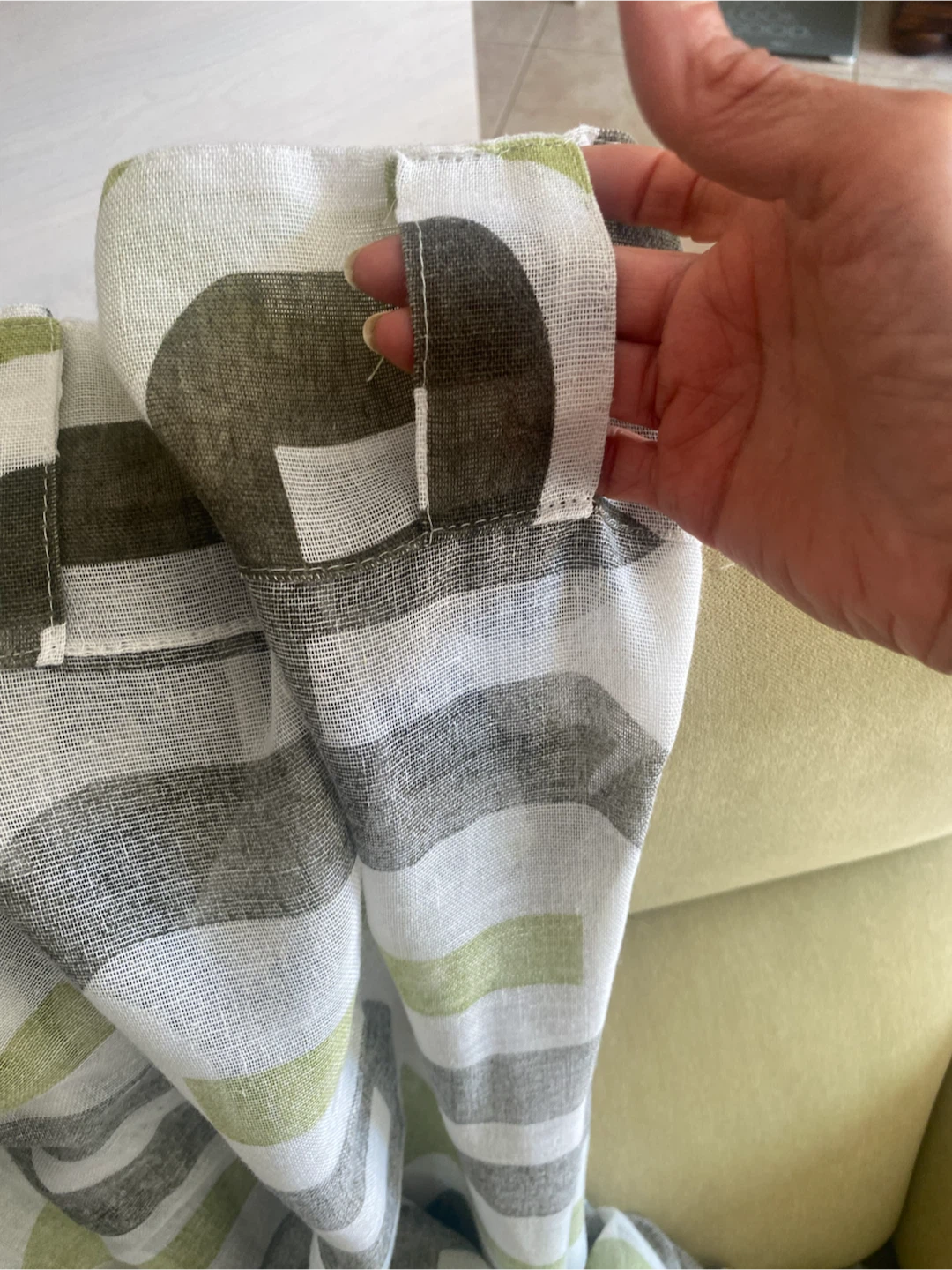 Curtains with Abstract Pattern - photo 2