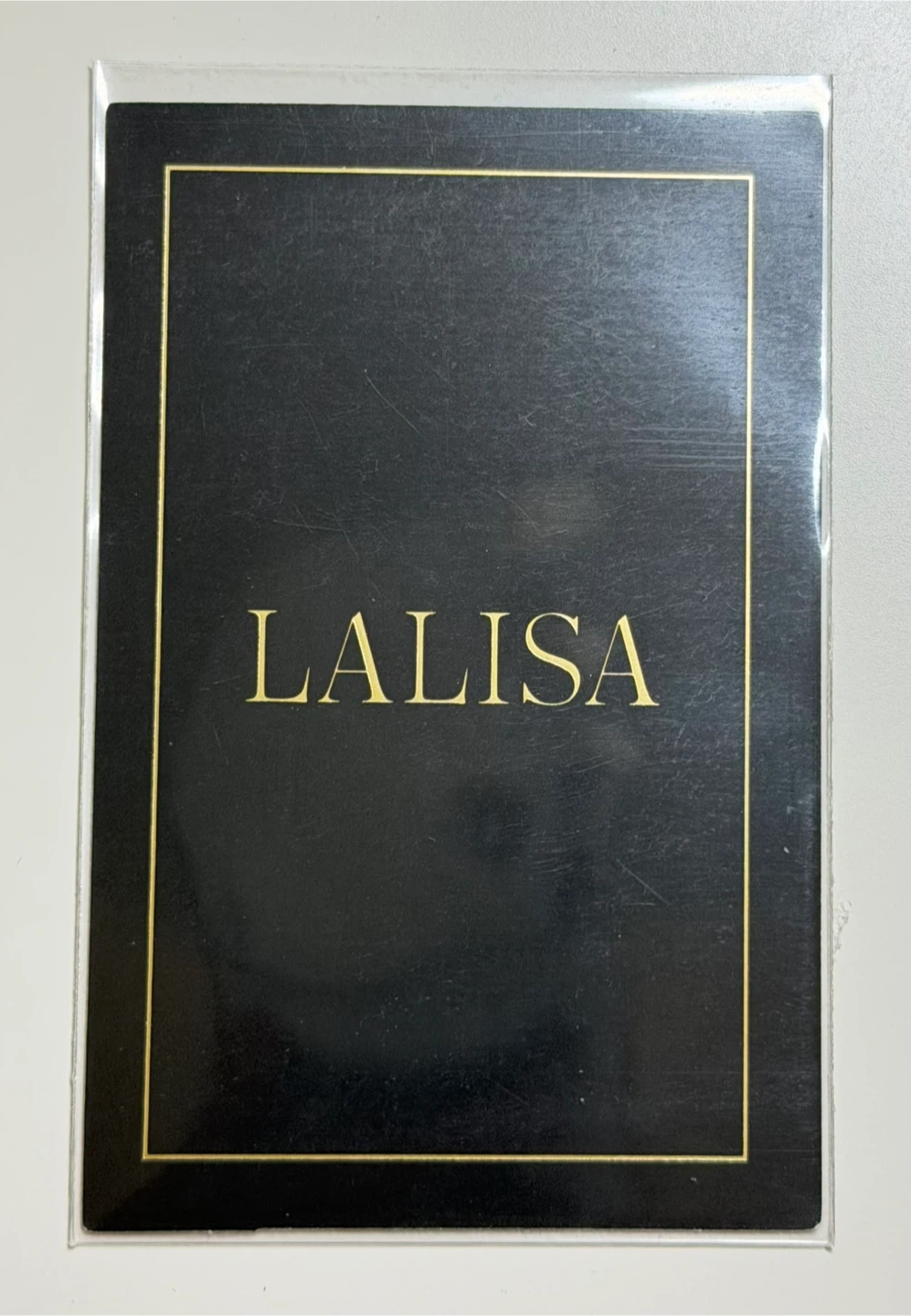 RARE GOLD Lalisa Photo Card - photo 2