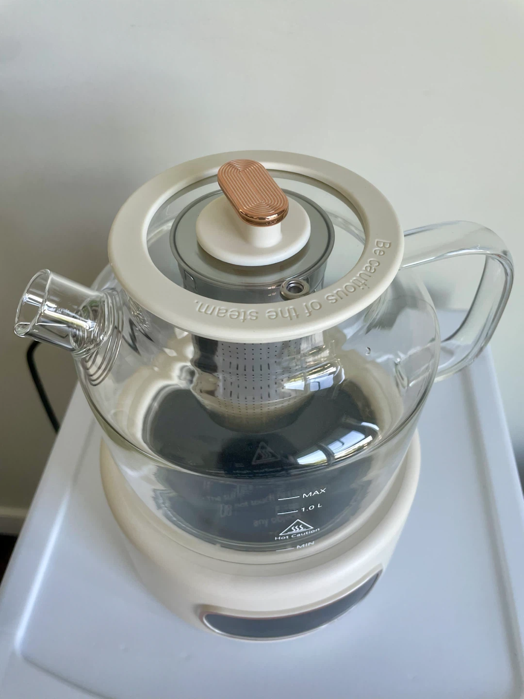 Electric Kettle with Glass Tea Pot - photo 2