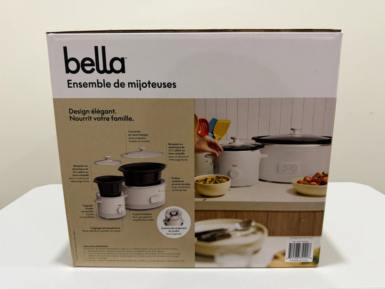 Bella Slow Cooker Set - Two Sizes Included