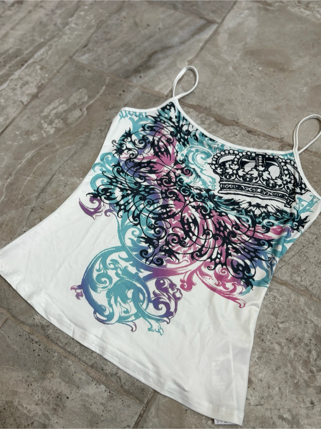 🦋Y2K Grunge Graphic Tank Top