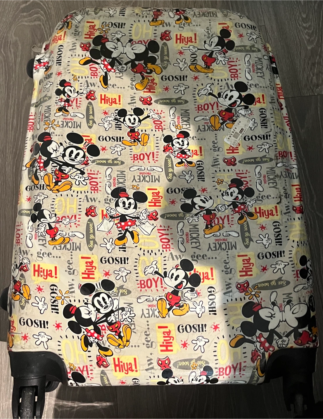 Mickey Mouse Comic Strip Large Hardshell Rolling Suitcase - photo 3