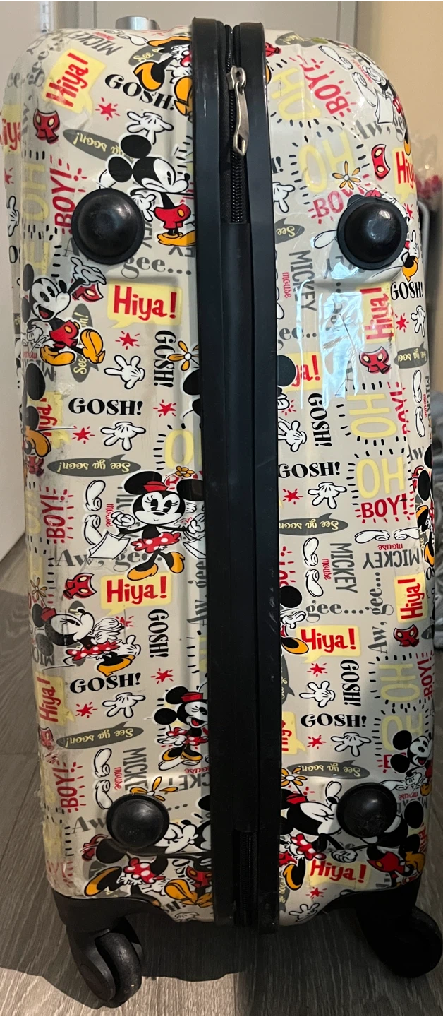 Mickey Mouse Comic Strip Large Hardshell Rolling Suitcase - photo 4