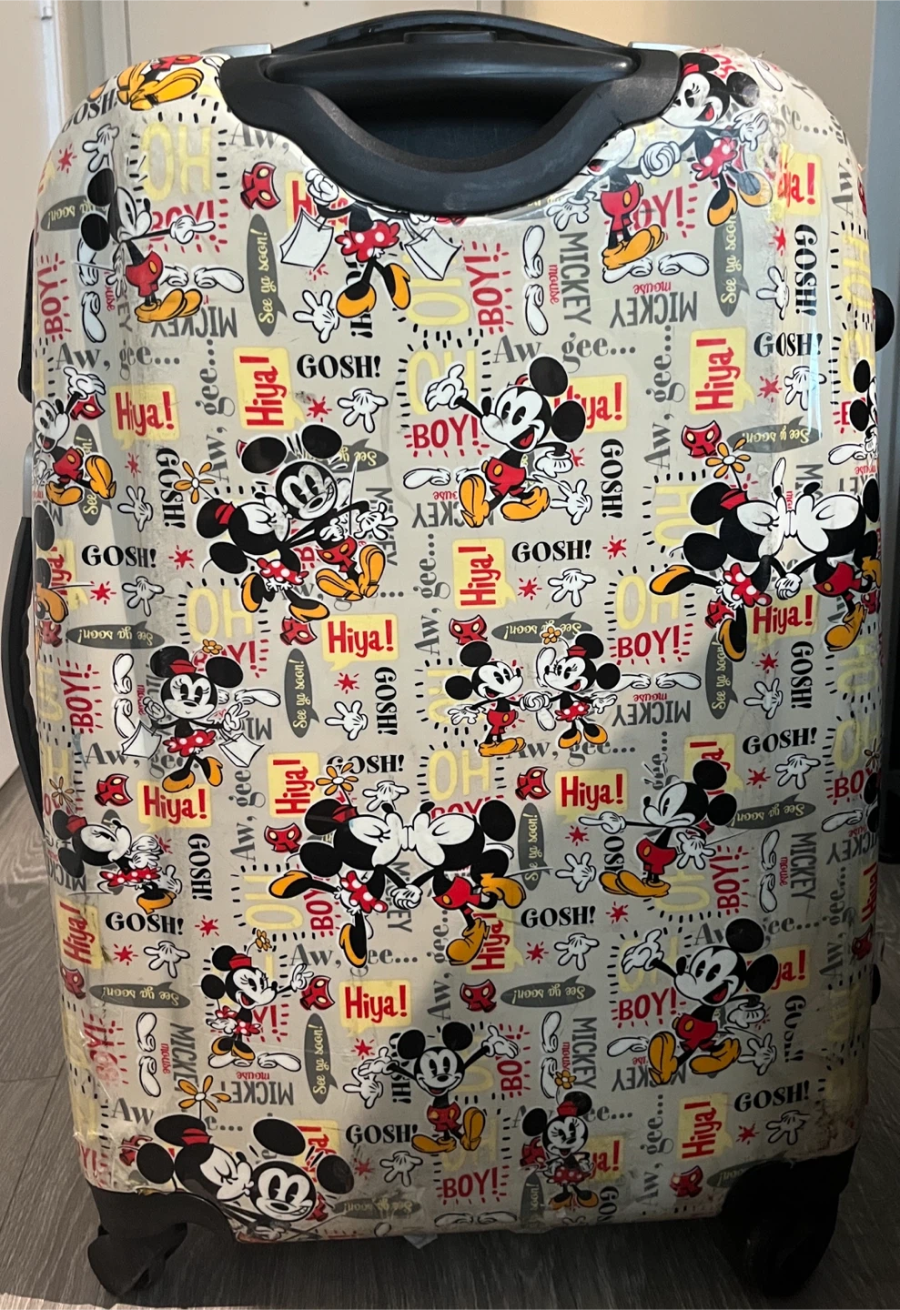 Mickey Mouse Comic Strip Large Hardshell Rolling Suitcase - photo 5