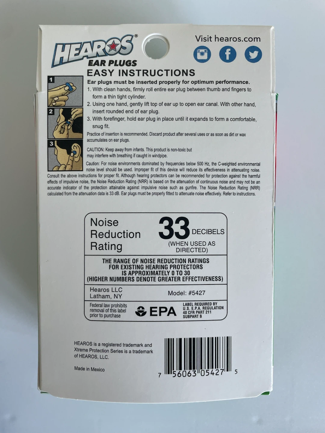 Ear Plugs Xtreme Protection 28 Pair - photo 2