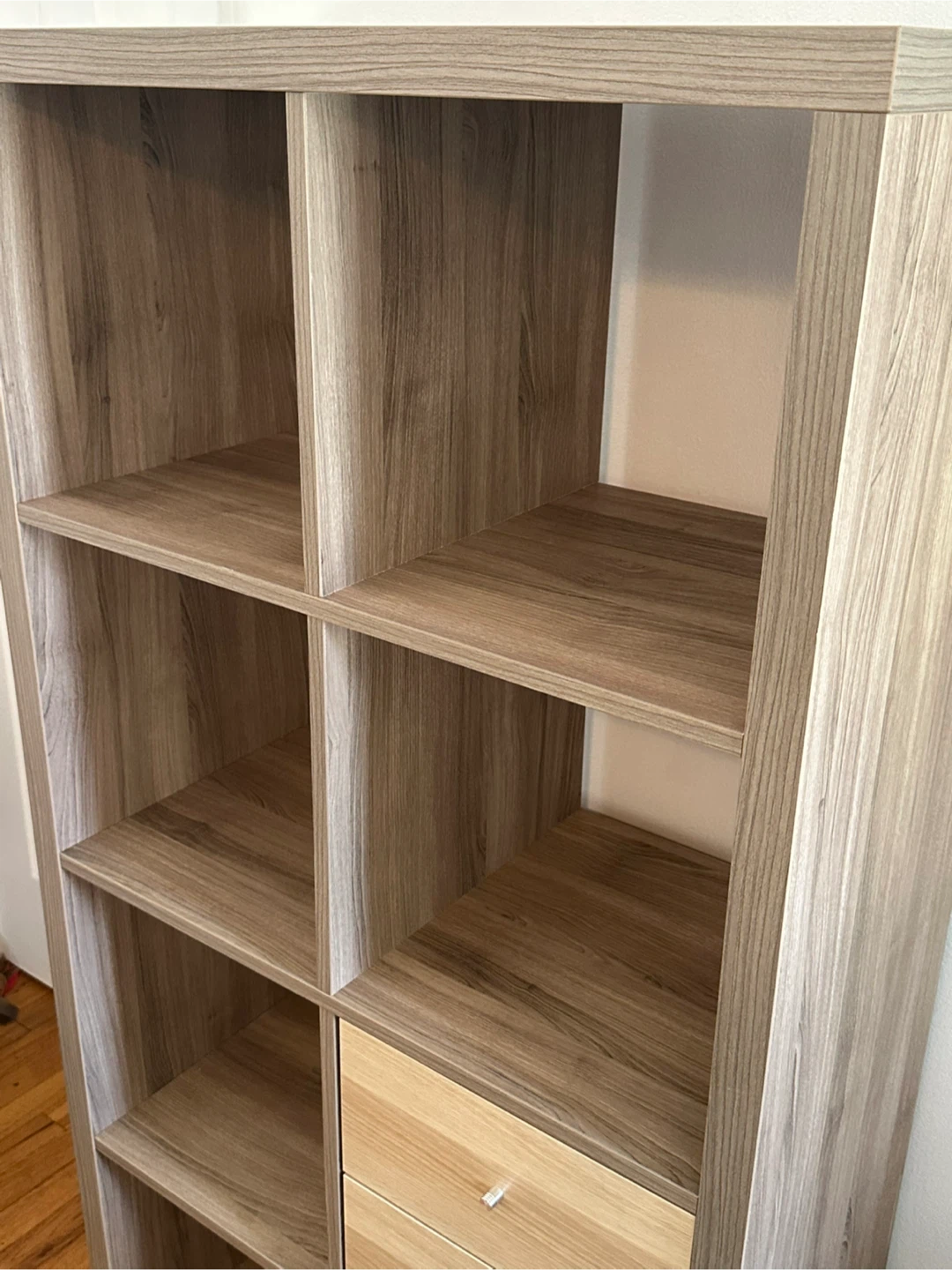 IKEA KALLAX 8-Cube Shelf Unit w/ Drawer Insert - photo 2