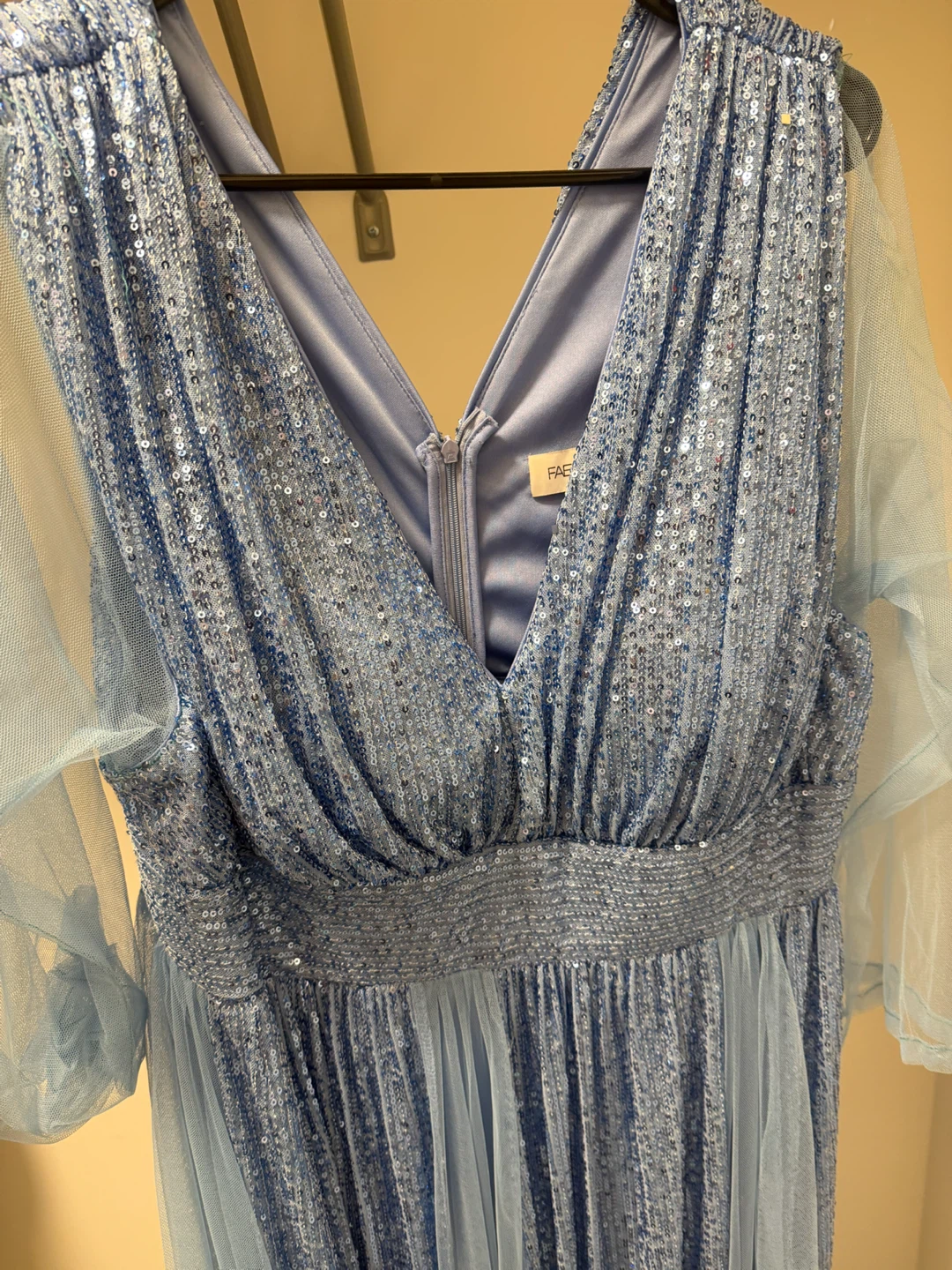 Fairy Tale Blue Sequin Gown