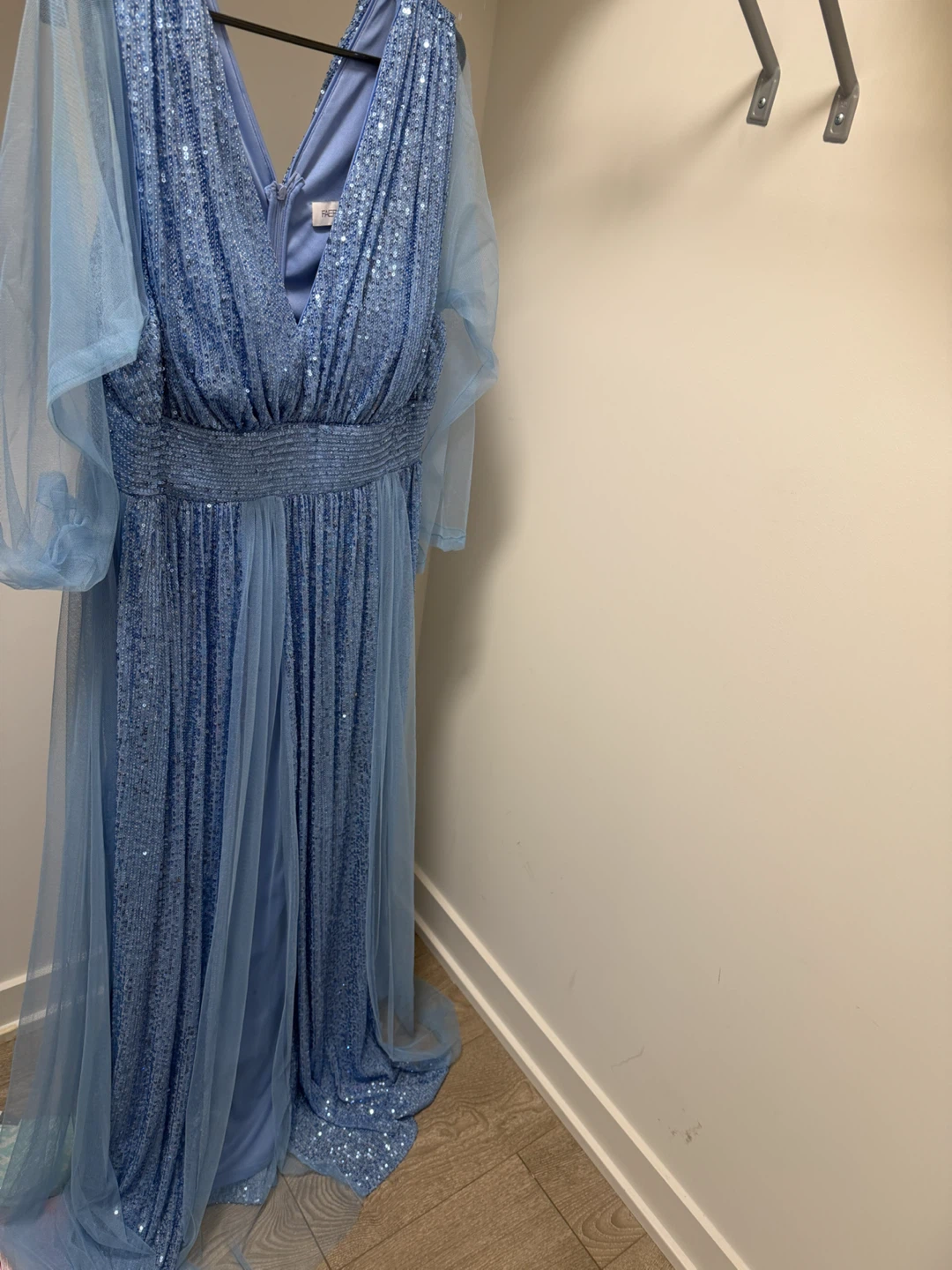 Fairy Tale Blue Sequin Gown - photo 2