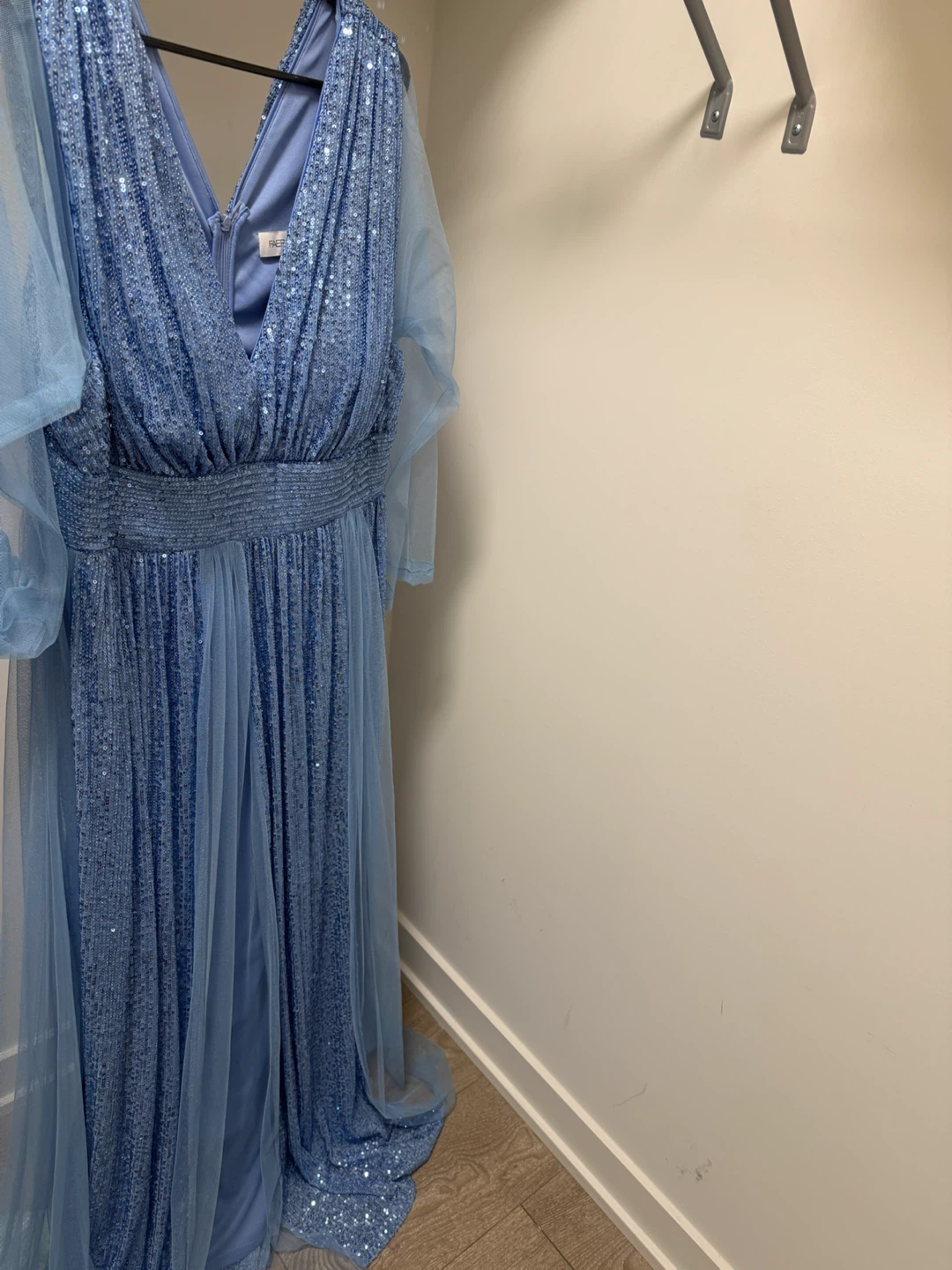 Fairy Tale Blue Sequin Gown - photo 4