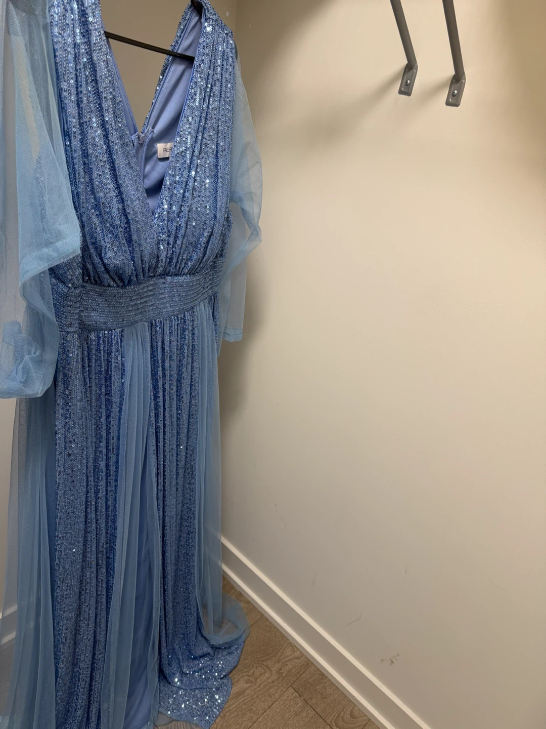 Fairy Tale Blue Sequin Gown - photo 5