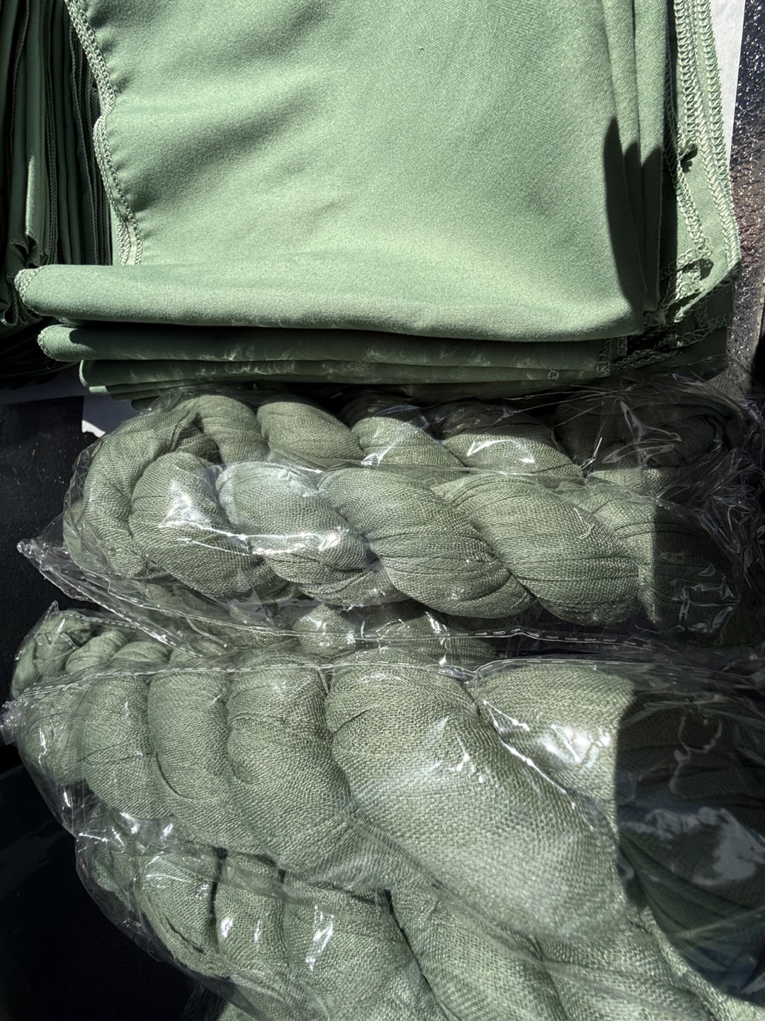 Sage Green Fabric Napkins & Table Runners