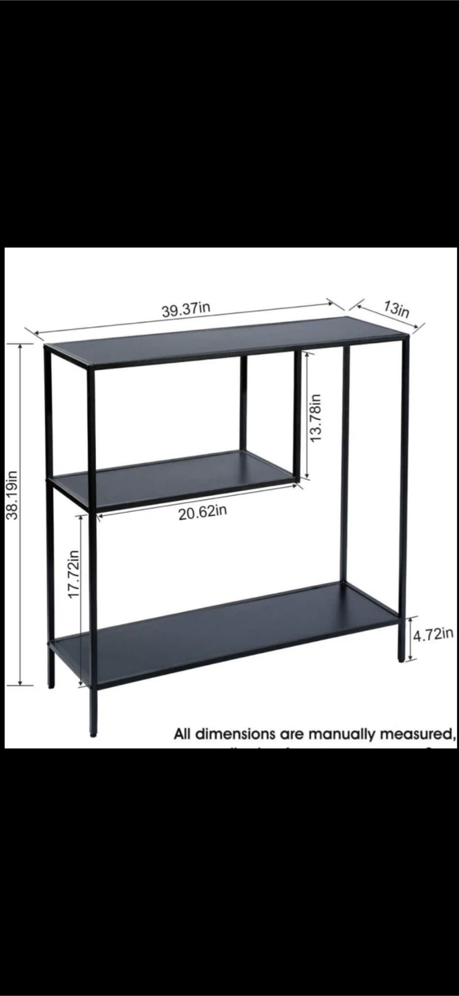 Black console/ entryway table - photo 3