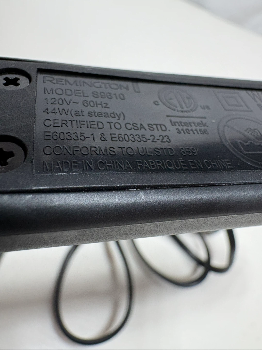 Remington Model S9610 Hair Straightener - photo 3