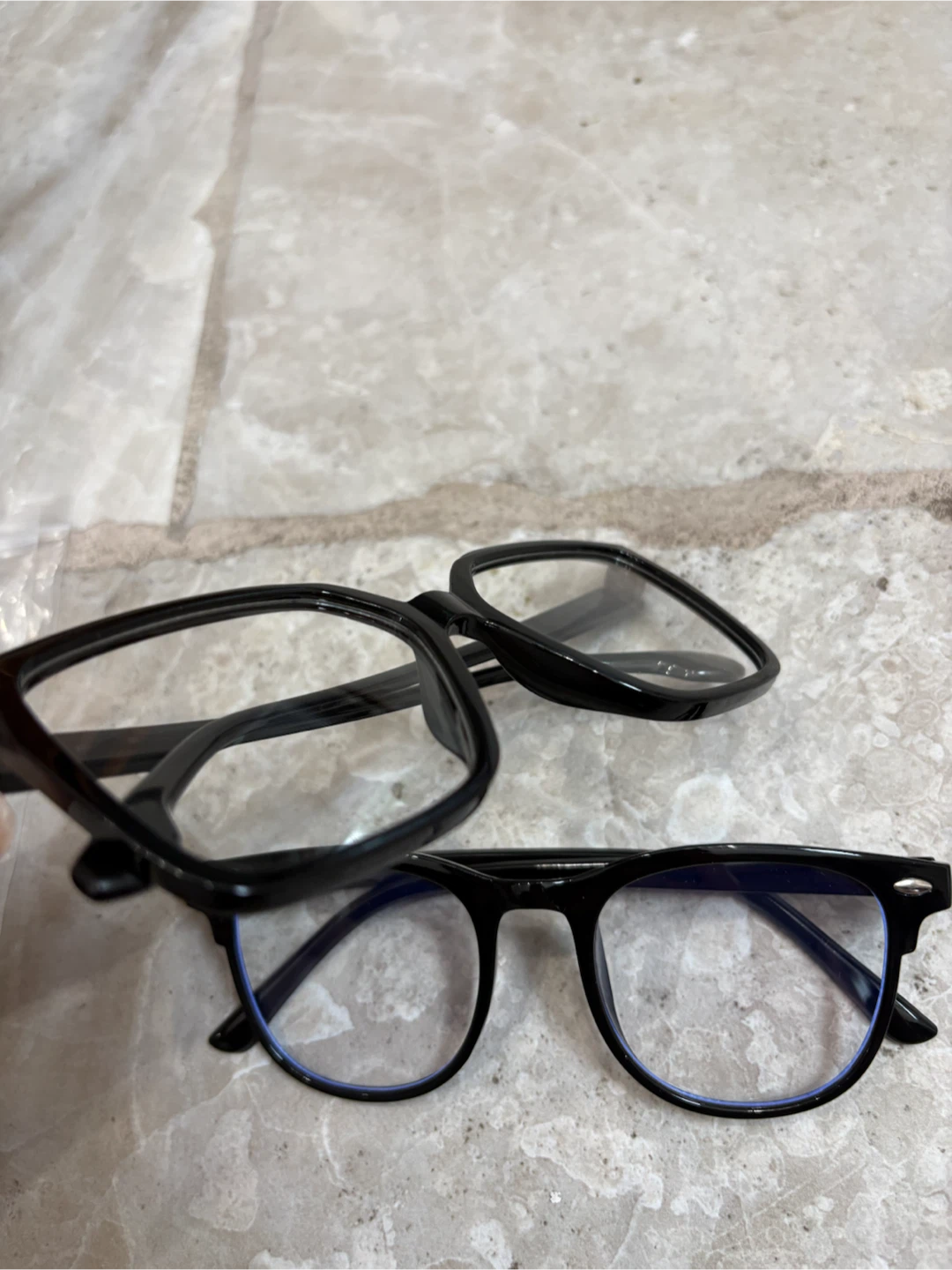 🖤 2x Black Frame Glasses - photo 2