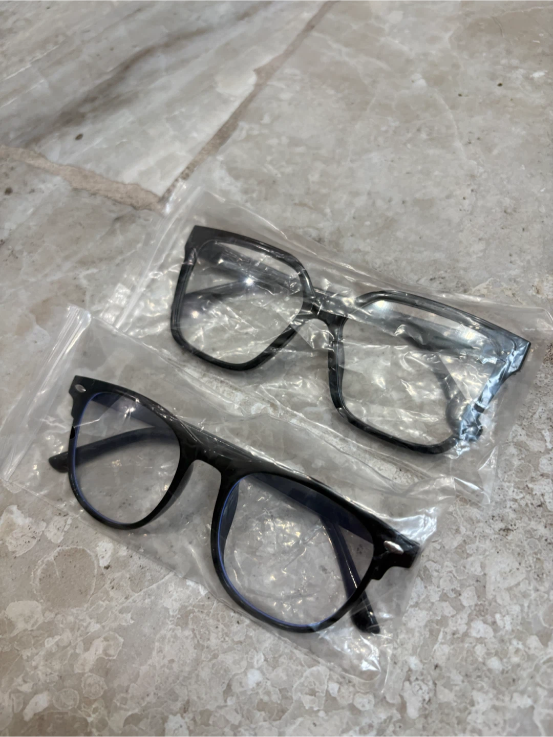 🖤 2x Black Frame Glasses - photo 4