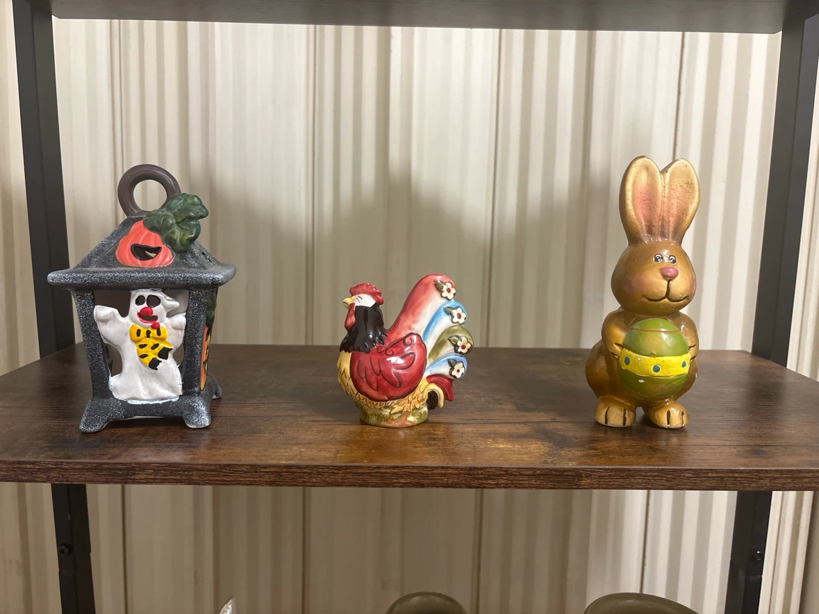 Easter Bunny Water Globe Figurine, clown pair, and etc… - photo 2